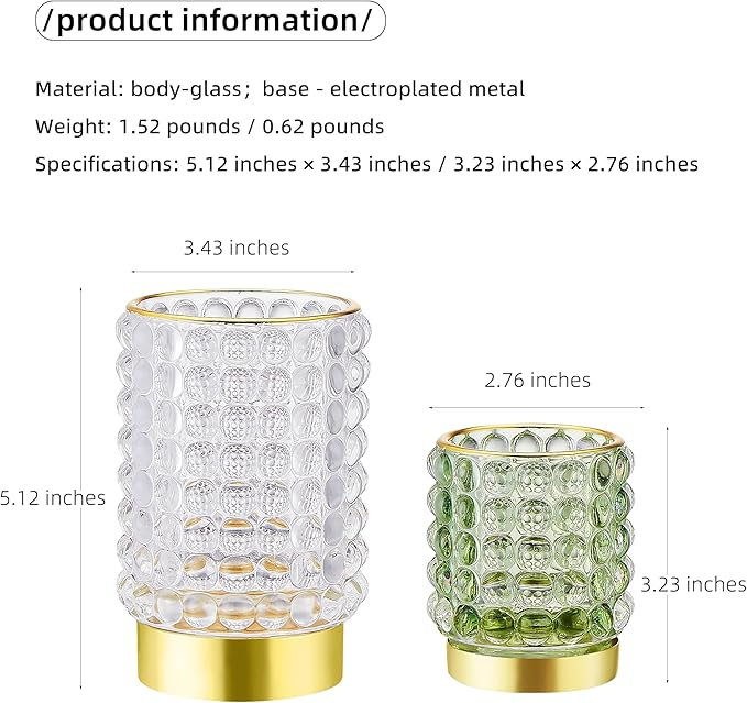 Makeup Brush Holder Organizer,Toothbrush Holders,Desk Pen Pencil Holder,Multifunctional Vintage Glass Brush Cup(A38-5-US/Green/S)