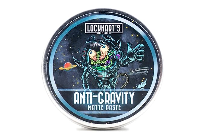 Lockhart’s Authentic Anti-Gravity Matte Paste - Handcrafted Pomades for Men - High Texture, Low Shine - Made With Cucumber & Rosemary Extract - Fortuna Scent (3.4oz.)