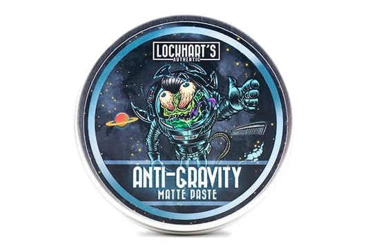 Lockhart’s Authentic Anti-Gravity Matte Paste - Handcrafted Pomades for Men - High Texture, Low Shine - Made With Cucumber & Rosemary Extract - Fortuna Scent (3.4oz.)