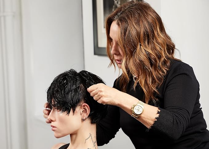 Sally Hershberger 24K Hair Texturizing Paste for Men & Women - Premium High Shine Pomade - All Day Hold - Hydrating & Volumizing - For Styling & Finish with Golden Pearl, Mica - All Hair Types - 1.7oz