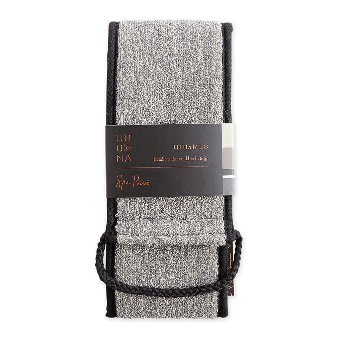 Urbana Spa Prive Men's Bamboo Charcoal Collection, Back Strap