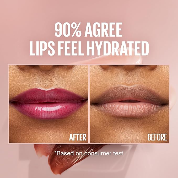 Maybelline New York Lifter Gloss Hydrating Lip Gloss with Hyaluronic Acid, Taffy, Sheer Berry, 1 Count