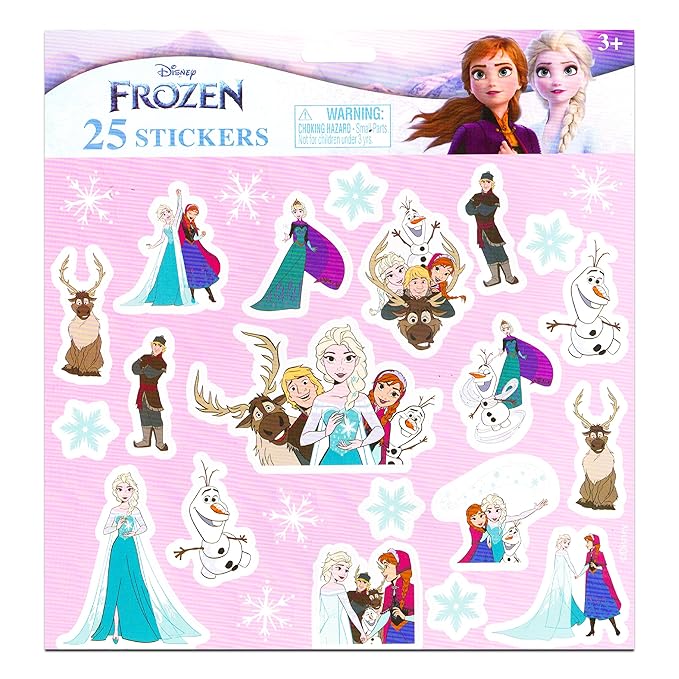 Frozen Lip Balm Set - Bundle with 8 Disney Lip Balm Tubes, Stickers and More | Anna and Elsa Lip Balm Kit
