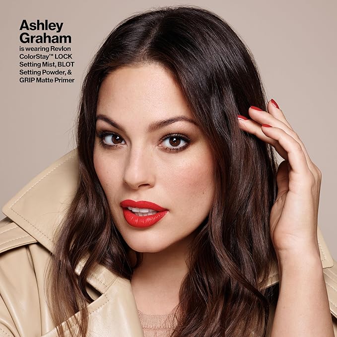 Revlon Colorstay 24 Hr Lock Setting Mist, Keeps Face Makeup from Melting & Fading, Mattifying, Blurring & Oil Absorbing Spray, Transfer-Proof & Mask Friendly, 1.9 fl oz