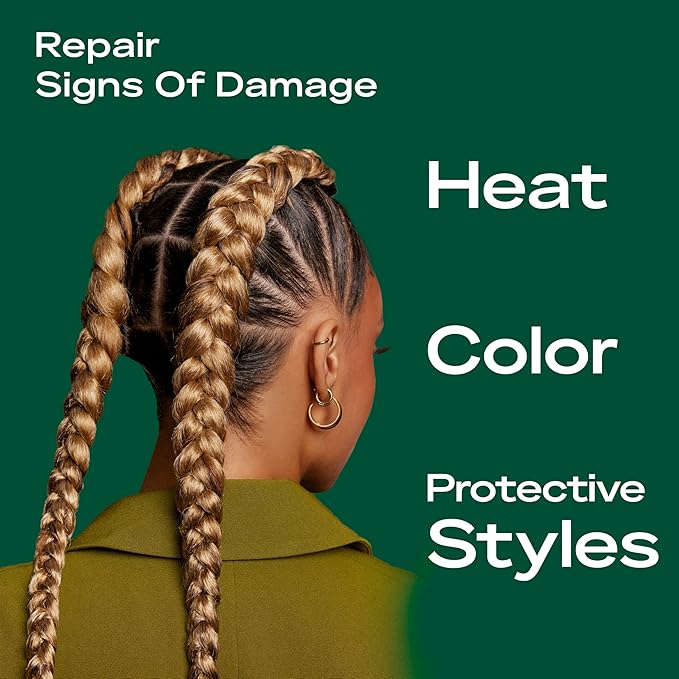 SheaMoisture Bond Repair Leave-In Conditioner AmlaOil Protects Against Damage & Strengthens Hair Bonds with Hydroplex Technology & AmlaOil For Less Breakage with Restorative HydroPlex Infusion 11fl oz