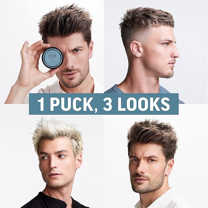 American Crew Men's Hair Fiber, Like Hair Gel with High Hold & Low Shine, 3 oz