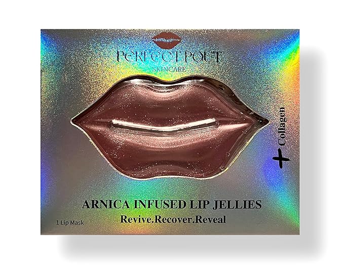 Natural Arnica and Collagen Lip Jellies Lip Mask | Lip Care | Moisturizes & heals lips | reduces fine lines | lip filler recovery | arnica infused lip mask | anti-aging