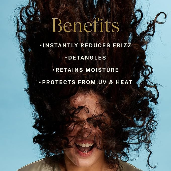 JVN Complete Leave-In Conditioning Mist, Frizz-Free Hydration Spray, UV Protection, Vegan Formula, Sulfate-Free, Travel Size, 2 Fluid Ounces